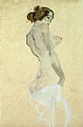 Egon Schiele Standing Female Nude