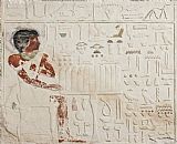 Egyptian fourth Dynasty Relief of Ka-aper with Offerings - Old Kingdom