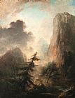 Romantic Prints - Romantic Landscape with Spruce by Elias Martin