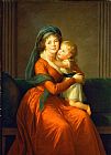 Elisabeth Louise Vigee Lebrun Portrait of Princess Alexandra Golitsyna And Her Son Piotr