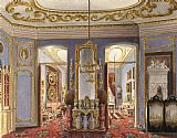 The Chinese Room in The Royal Palace, Berlin Paintings - Apartments of Queen Elizabeth of Prussia, Charlottenburg Palace, Berlin by Elizabeth Pochhammer