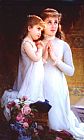Emile Munier Two Girls Praying