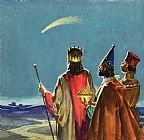 English School Prints - Three Wise Men by English School