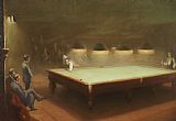 School Prints - Billiard Match at Thurston by English School