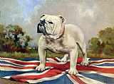 English School Prints - British Bulldog by English School