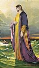 Walking The Plank Prints - Christ Walking On Water by English School