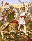 English School David Slaying Goliath