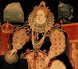 School Prints - Elizabeth I Armada portrait by English School