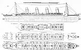 English School Inquiry Into The Loss Of The Titanic Cross Sections Of The Ship