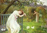 English School Sunday Afternoon - Ladies in a Garden