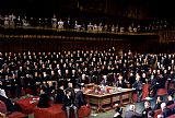 The Lord of Burleigh Paintings and Prints - The Lord Chancellor About to Put the Question in the Debate about Home Rule in the House of Lords by English School
