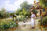 Ernest Walbourn Feeding The Doves