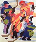 Ludwig Paintings - Hockey Players by Ernst Ludwig Kirchner