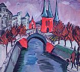 J.f.k. in Berlin, 1963 Prints - Red Elisabeth Riverbank Berlin by Ernst Ludwig Kirchner