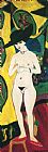 Ernst Ludwig Kirchner Standing Nude with Hat