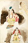 Delacroix Prints - Album De Voyage Au Maroc by Eugene Delacroix