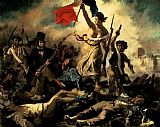 Delacroix Prints - Liberty Leading The People by Eugene Delacroix