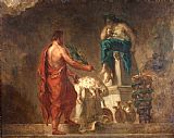 Delacroix Prints - Lycurgus Consulting The Pythia by Eugene Delacroix