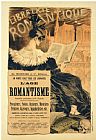 Romantic Prints - Reproduction of a Poster Advertising a Book Entitled The Romantic Age 1887 by Eugene Grasset