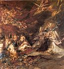 Temptation Prints - The Temptation of St. Anthony by Eugene Isabey