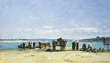 Eugene Louis Boudin The Breton Fishermens Wives