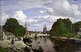 Eugene Louis Boudin The Port at Quimper
