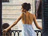 Fabian Perez Balcony at Buenos Aires II