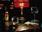 Fabian Perez Noches De Malavida Con Whiskey And Red