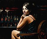 Saba Prints - Saba at Las Brujas III with Lights by Fabian Perez