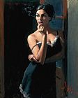Saba Prints - Saba at The Door by Fabian Perez