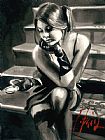 Saba Prints - Saba on The Stairs by Fabian Perez