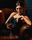 The Chinese Room in The Royal Palace, Berlin Paintings - The Living Room V by Fabian Perez