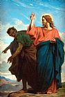 Temptation Prints - The Temptation of Christ by The Devil by Felix-Joseph Barrias
