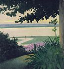 Felix Edouard Vallotton Honfleur And The Baie De La Seine painting