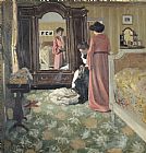Felix Edouard Vallotton Interior painting