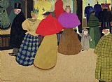 Felix Edouard Vallotton Street Scene