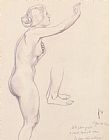 Felix Edouard Vallotton Study For Perseus And Andromeda painting