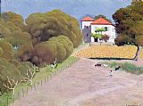 Felix Edouard Vallotton The House with the Red Roof