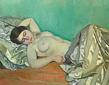 Felix Edouard Vallotton Torse Of A Reclining Woman painting
