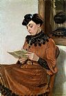 Felix Edouard Vallotton Woman Reading painting