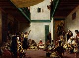 Ferdinand Victor Eugene Delacroix A Jewish wedding in Morocco