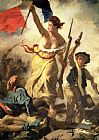Delacroix Prints - Liberty Leading the People by Ferdinand Victor Eugene Delacroix