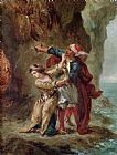 Delacroix Prints - The Bride of Abydos by Ferdinand Victor Eugene Delacroix