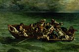 Delacroix Prints - The Shipwreck of Don Juan by Ferdinand Victor Eugene Delacroix