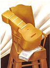 fernando botero Guitar And Chair
