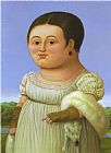 fernando botero Miss Riviere After Ingres