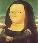 fernando botero Mona Lisa