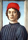 Filippino Lippi Portrait of a Youth painting