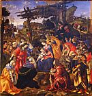 Filippino Lippi Adorazione Dei Magi painting