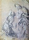 Filippino Lippi Kneeling Saint Mary Magdalene And Standing Christ painting